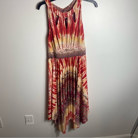 Soma KeyHole Midi Dress Rio Medley Sleeveless NWT Size Medium - Picture 2 of 12